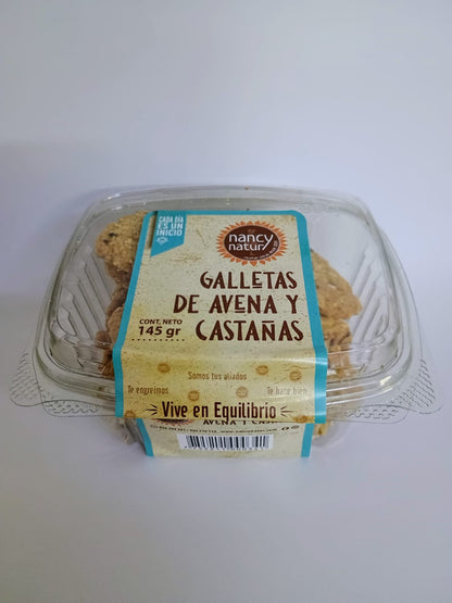 Galletas de Avena y Castañas Clásicas