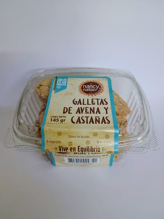 Galletas de Avena y Castañas Clásicas