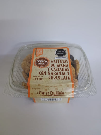 Galletas de Avena con Naranja y Chocolate