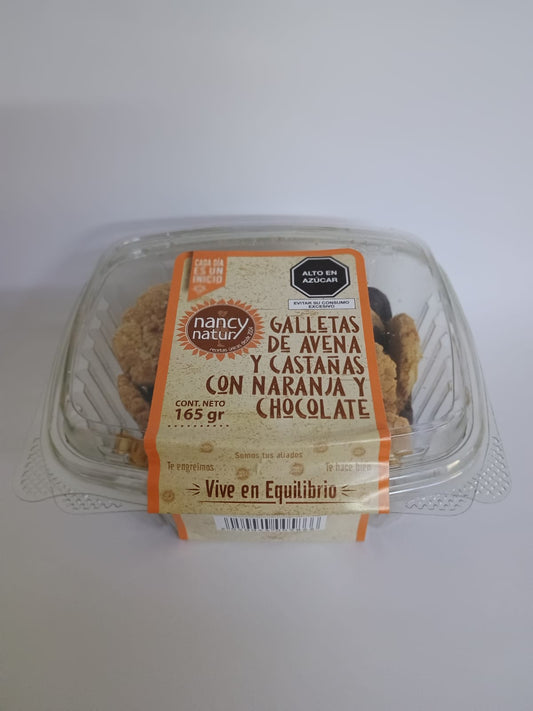 Galletas de Avena con Naranja y Chocolate
