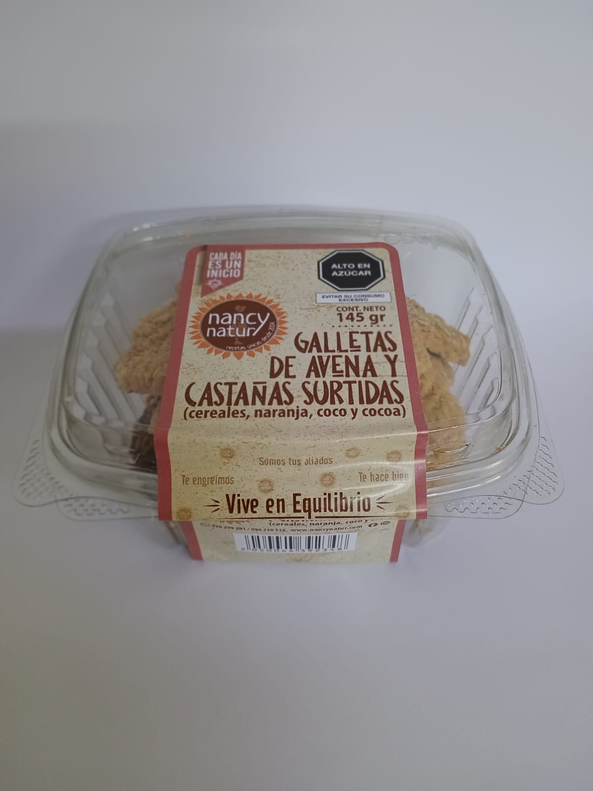 Galletas de Avena y Castañas Surtidas