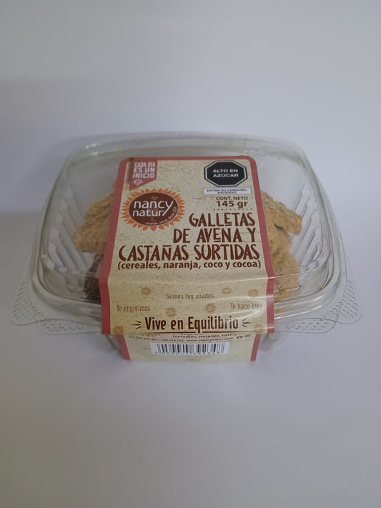Galletas de Avena y Castañas Surtidas